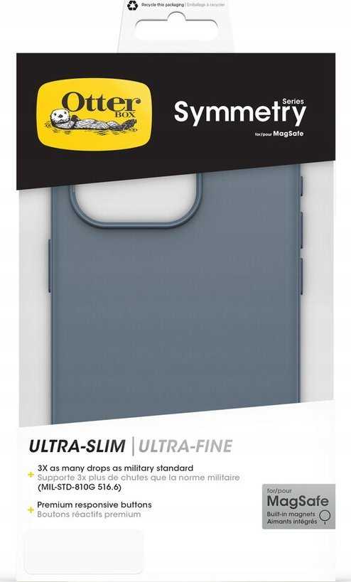 Dėklas OtterBox OtterBox Symmetry MagSafe iPhone 15 - mėlynas