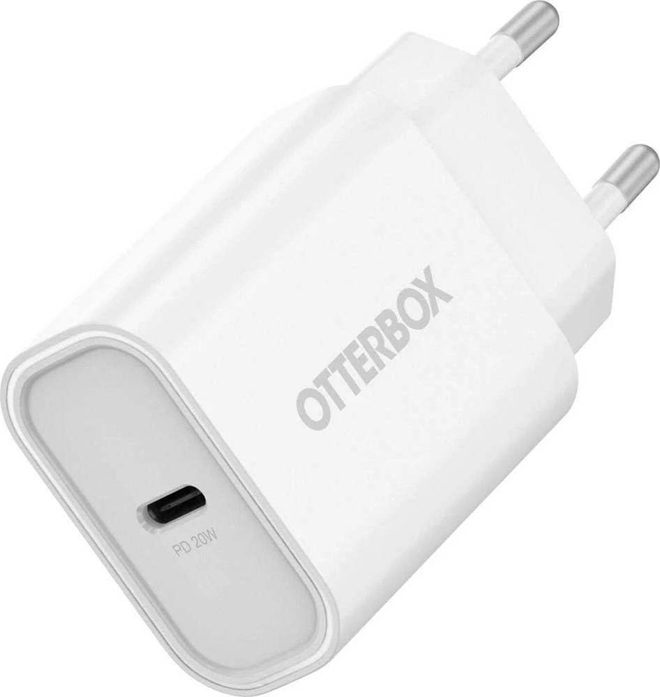 OTTERBOX STANDARTINIS ES SIENINIS ĮKROVIKLIS 20W - 1X USB-C 20W USB-PD Baltas