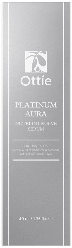 „Ottie Platinum Line“ drėkinamasis liftingo ir raukšles mažinantis dieninis ir naktinis veido serumas, 40 ml