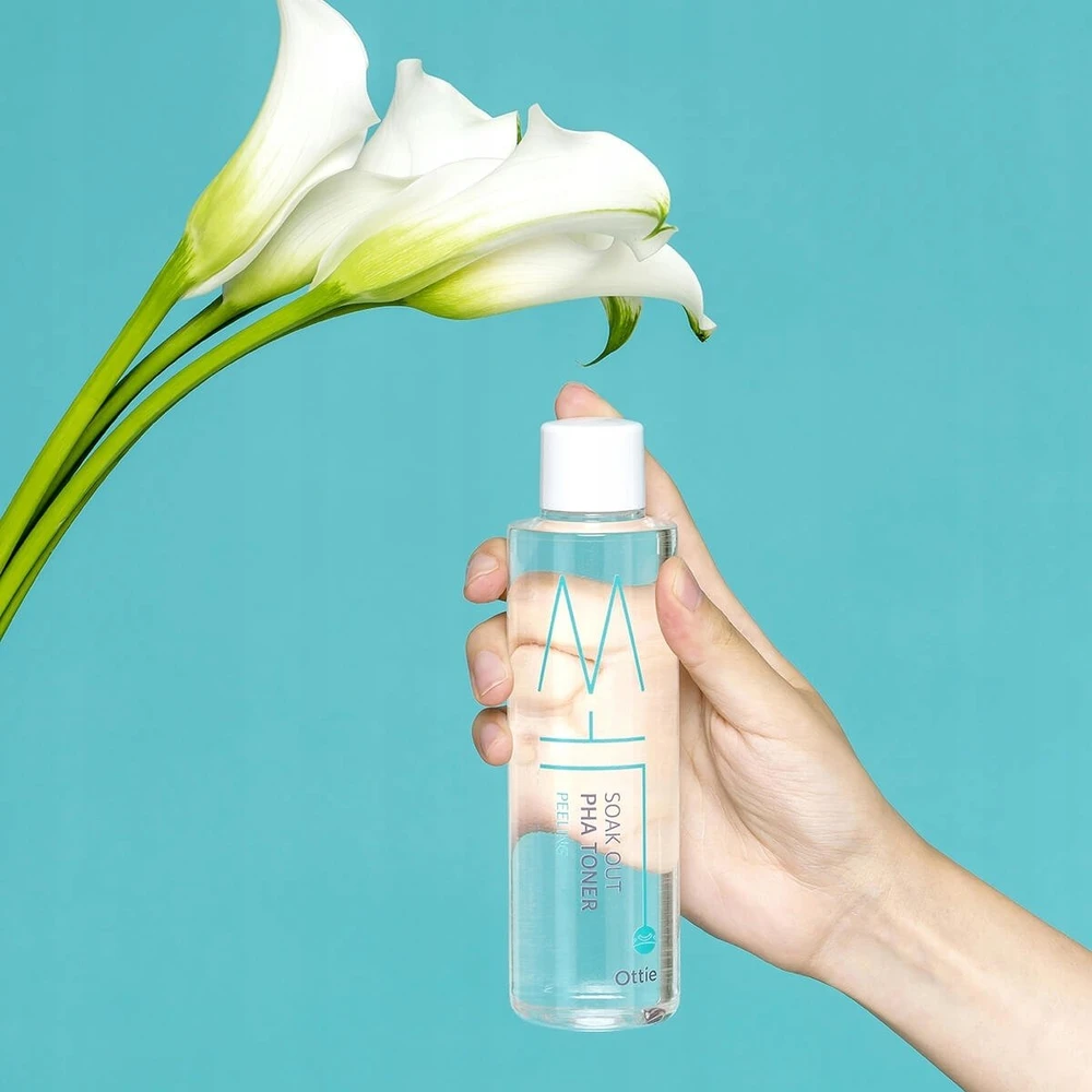 Ottie Soak Out Hydrating & Exfoliating Tonikas Lotion For Face, 210 ml