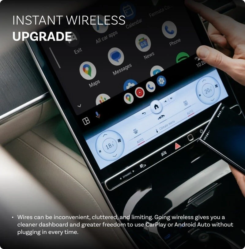 Belaidis CarPlay/Android Auto adapteris Ottocast Mini juodas CA505-T
