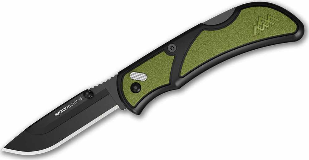 RazorEDC Lite 250 Outdoor Edge Peilis OD Žalias