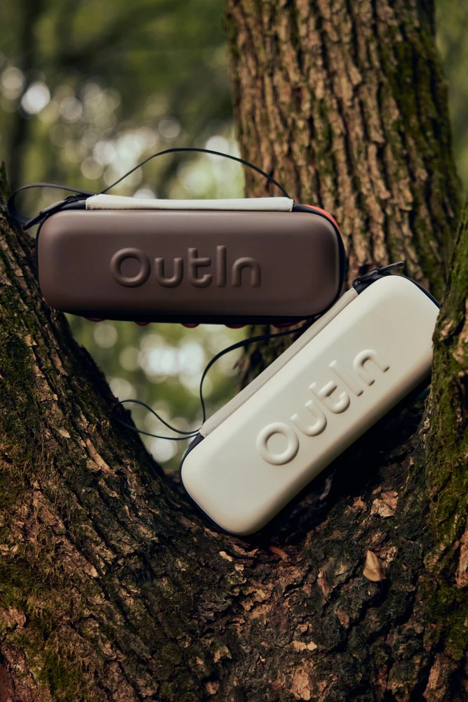 OutIn EVA etui smėlio spalva