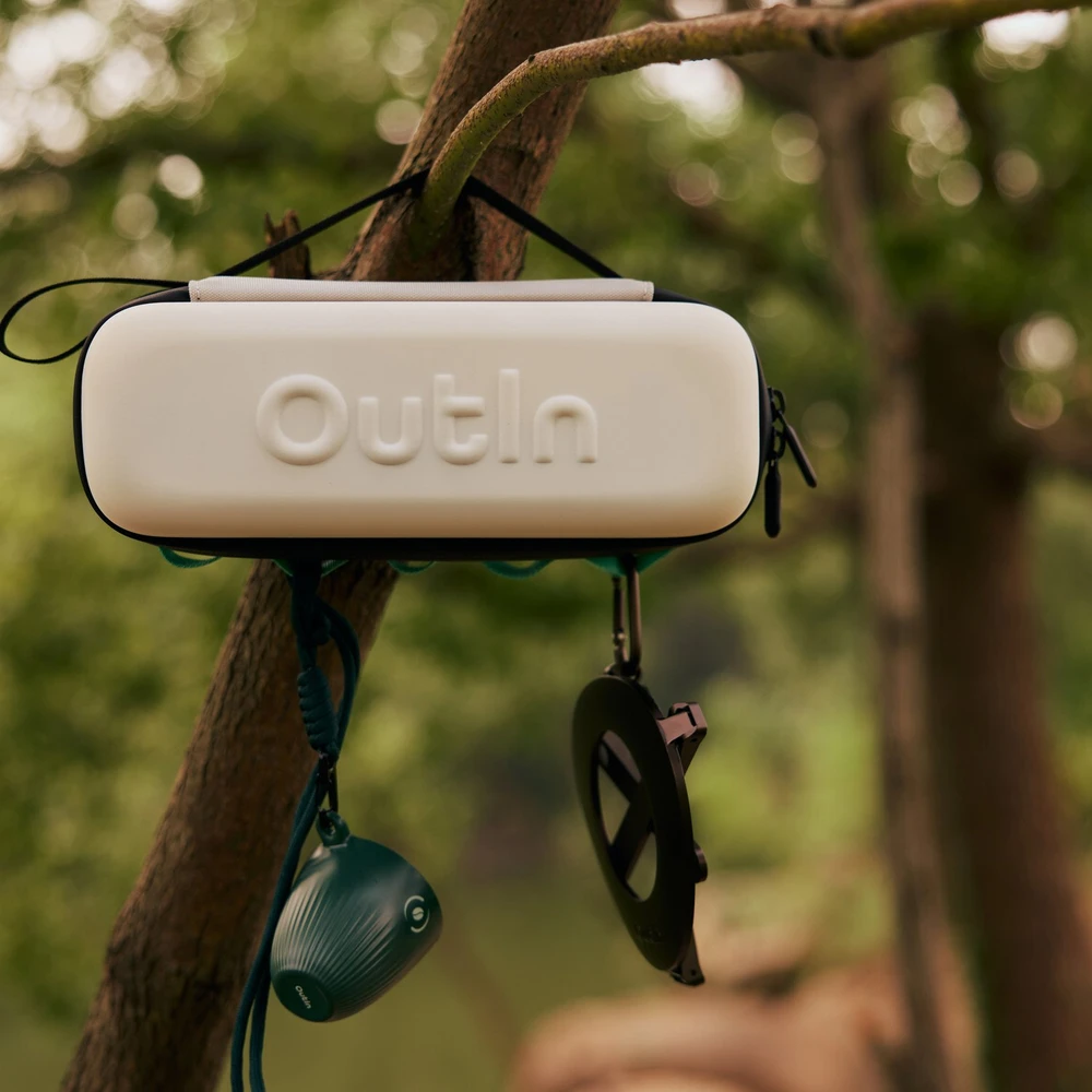 OutIn EVA etui smėlio spalva