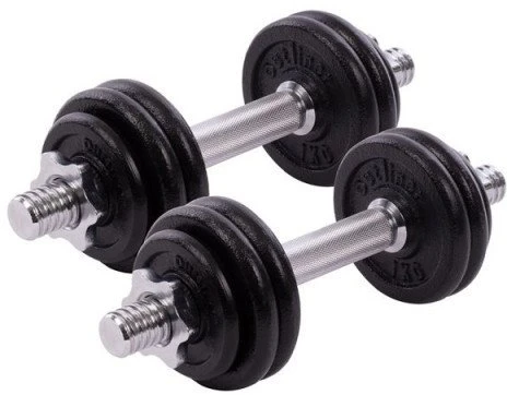 Outliner 15KG CAST IRON DUMBBELL SET