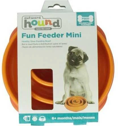 Outward Hound Fun Feeder Mini dubenėlis oranžinė