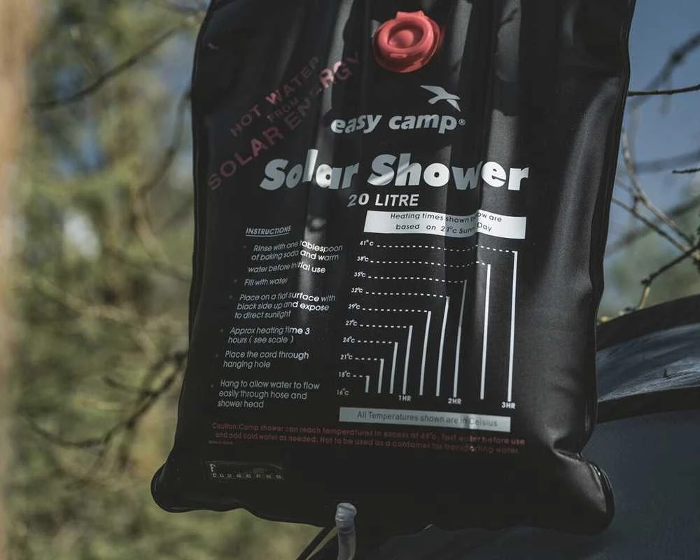 Outwell Nešiojamas saulės energija varomas dušas stovyklavimui „Easy Camp“ | 20 l