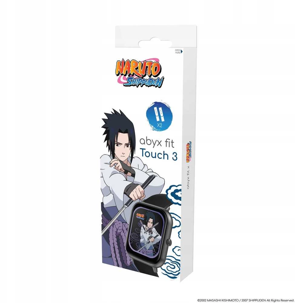 Abyx Išmanusis laikrodis Overmax Fit Touch 3 Sasuke Uchiha Gwiezdny Pilka