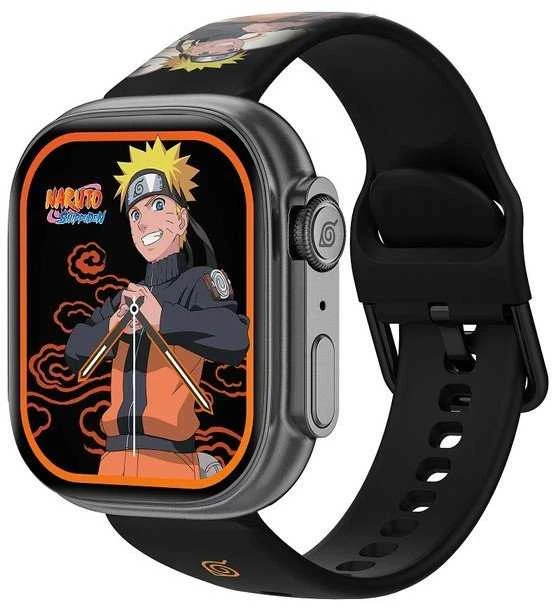 Išmanusis laikrodis Overmax abyx Išmanusis laikrodis Fit Touch 5 Naruto Uzumaki space grau