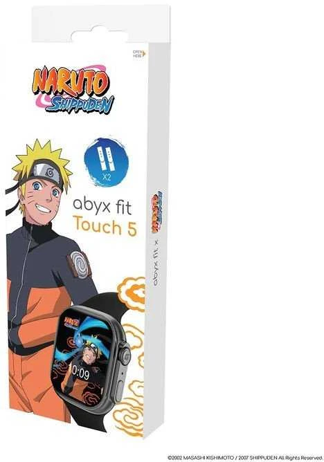 Išmanusis laikrodis Overmax abyx Išmanusis laikrodis Fit Touch 5 Naruto Uzumaki space grau