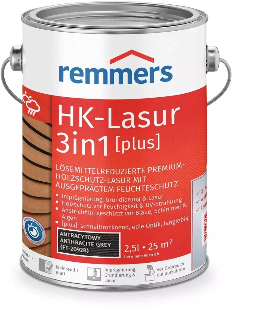 OWA Armor IMPREG HK-LASUR 3IN1 Antras FT20928 2,5 l