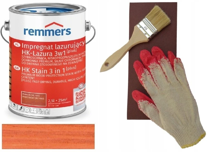 Remmers OWA Armor IMPREG HK-LASUR MAHOGANY RC-565 2.5L