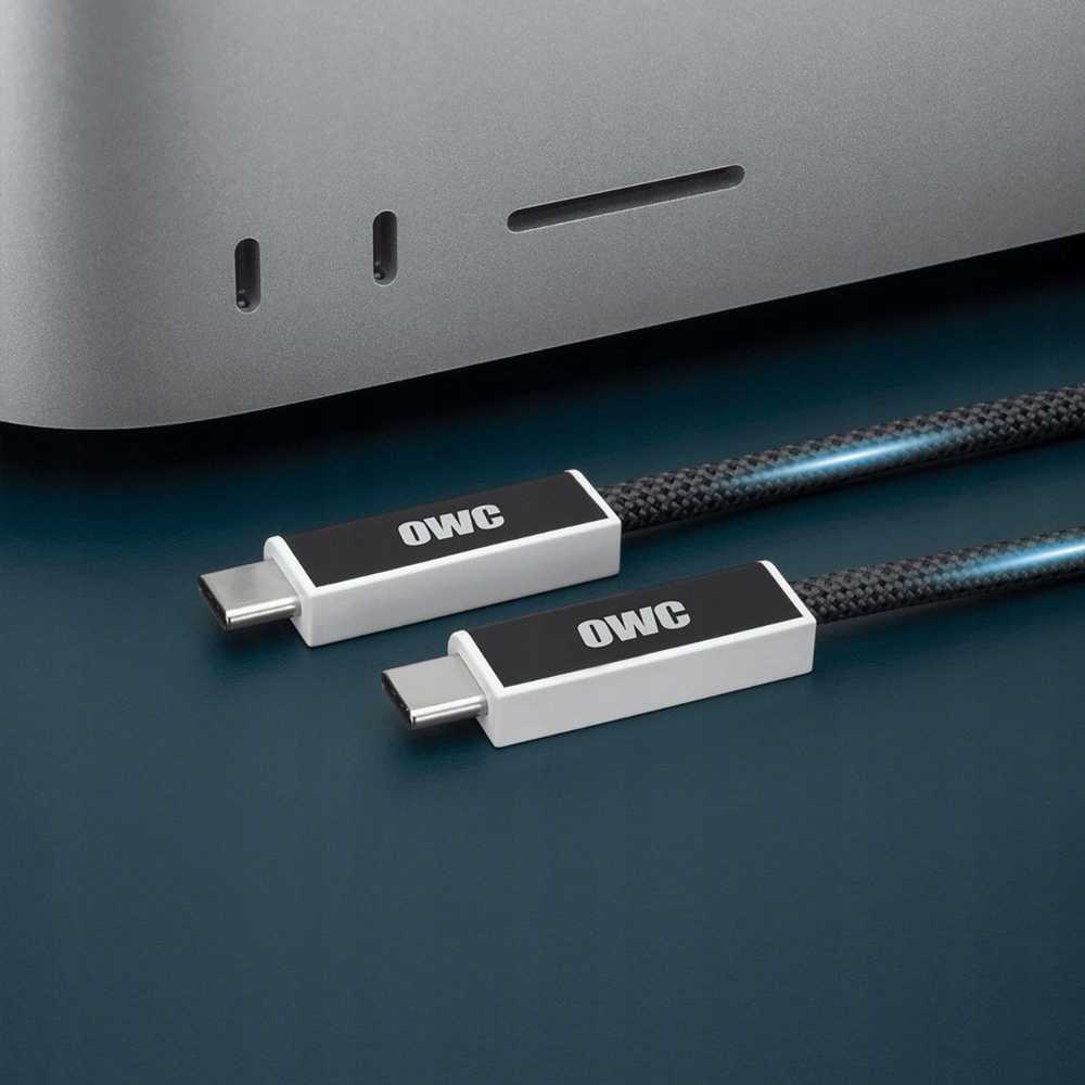OWC Thunderbolt 4 USB4 3.0m optinis juodas