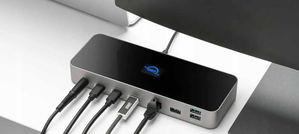 OWC Thunderbolt 4 USB4 3.0m optinis juodas