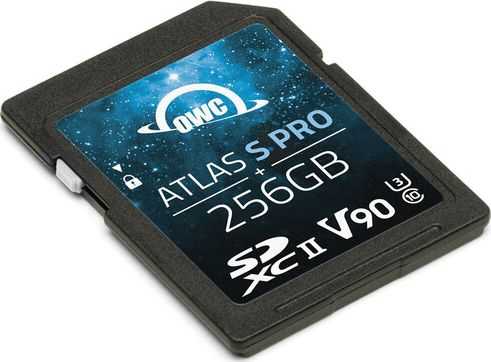Atminties kortelė OWC SDXC Atlas S Pro 256GB UHS-II V90 290/276 MB/s