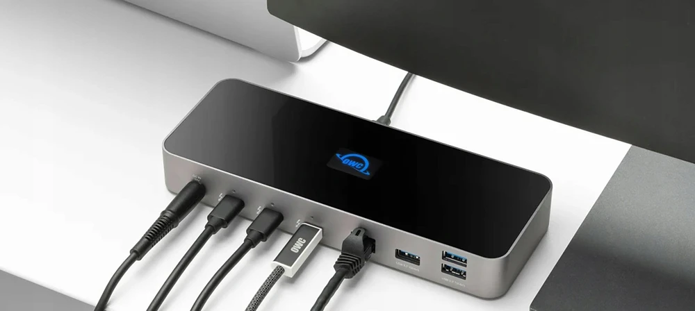 OWC Thunderbolt 4 USB4 4.5m optinis juodas