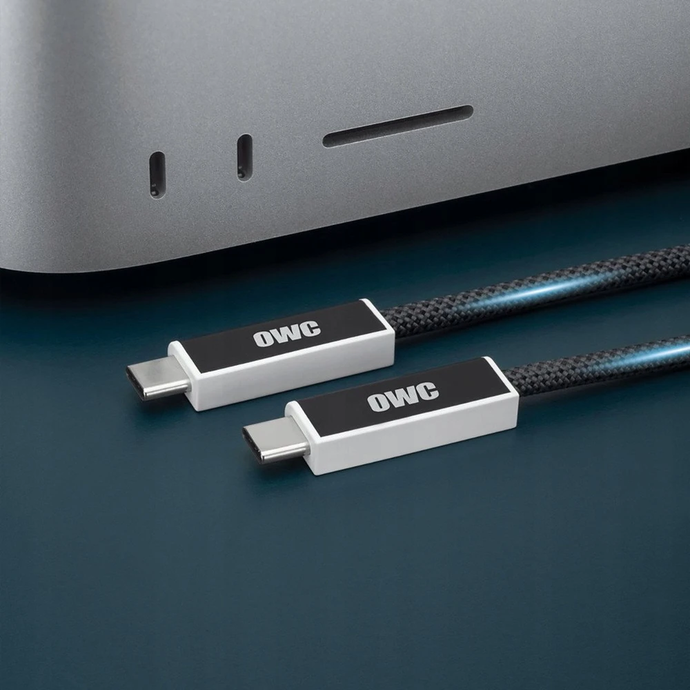 OWC Thunderbolt 4 USB4 4.5m optinis juodas