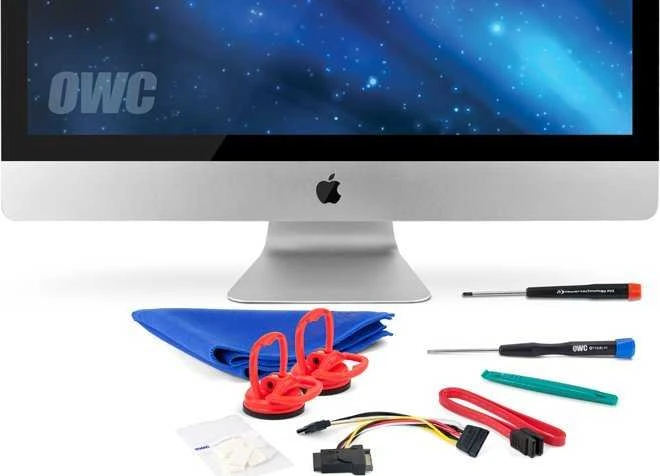 OWC SSD diegimo įrankiai iMac kompiuteriui