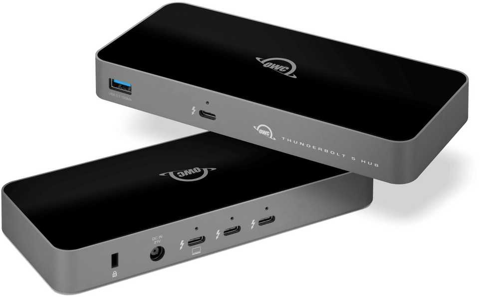 „OWC Thunderbolt 5“ dokas / replikatorius (OWCTB5HUB5P)