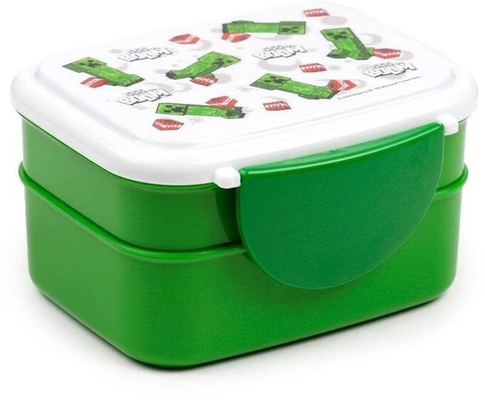 Oxe Śniadaniówka ze sztućcami minecraft lbox103