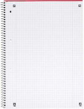 Oxford College bloknotas, A4+, 220x295 mm, 80 lapų, kvadratiniais kraštais (K+D),