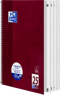 Oxford Oxford Collegeblock A4+220x295mm 80 Bl. Liniert Rand baltas R