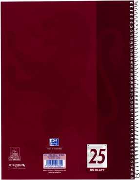 Oxford Oxford Collegeblock A4+220x295mm 80 Bl. Liniert Rand baltas R