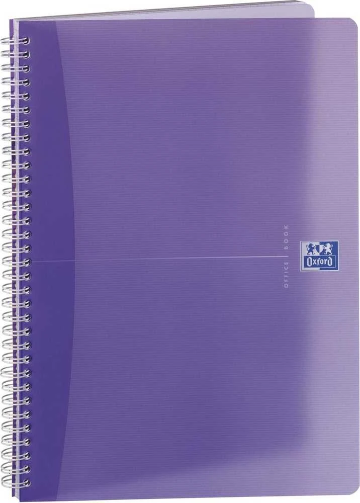 Sąsiuvinis su spirale OXFORD MY COLOURS, A4, 90 lapų, langeliai
