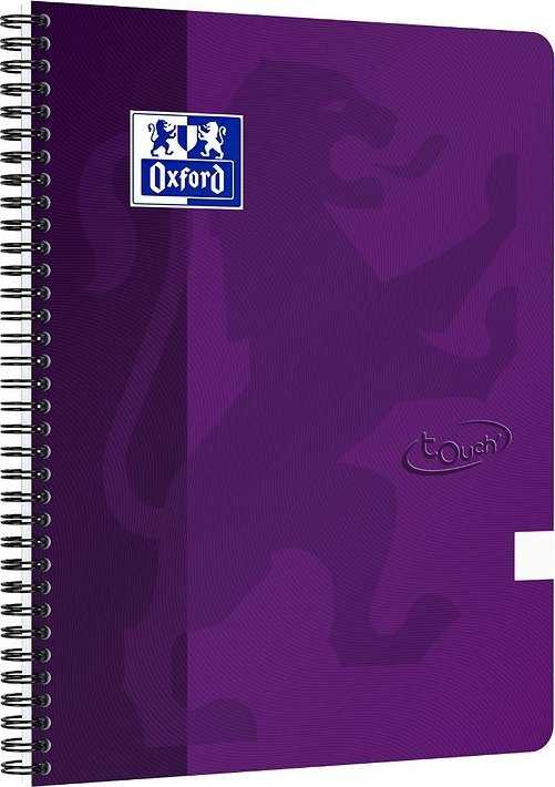Oxford Notesnik A4+ Touch violetinė gładki 90g - 1 vnt.