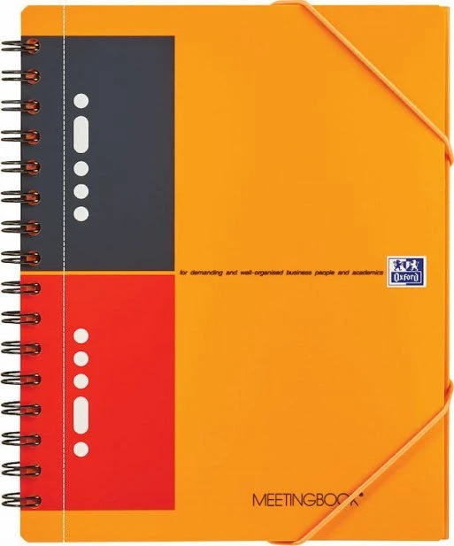 „Oxford Notebook International Meetingbook“ A5 formato, linijuotas, 80 lapų, po 80 g