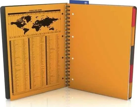 Hamelin Sąsiuvinis su spirale OXFORD MANAGERBOOK, A4, 80 lapų, langeliais
