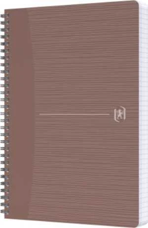 Perdirbtas sąsiuvinis su spirale OXFORD Rec’Up, A5, 90 lapų, 90 gsm, linijomis
