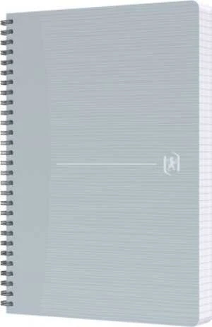 Perdirbtas sąsiuvinis su spirale OXFORD Rec’Up, A5, 90 lapų, 90 gsm, linijomis