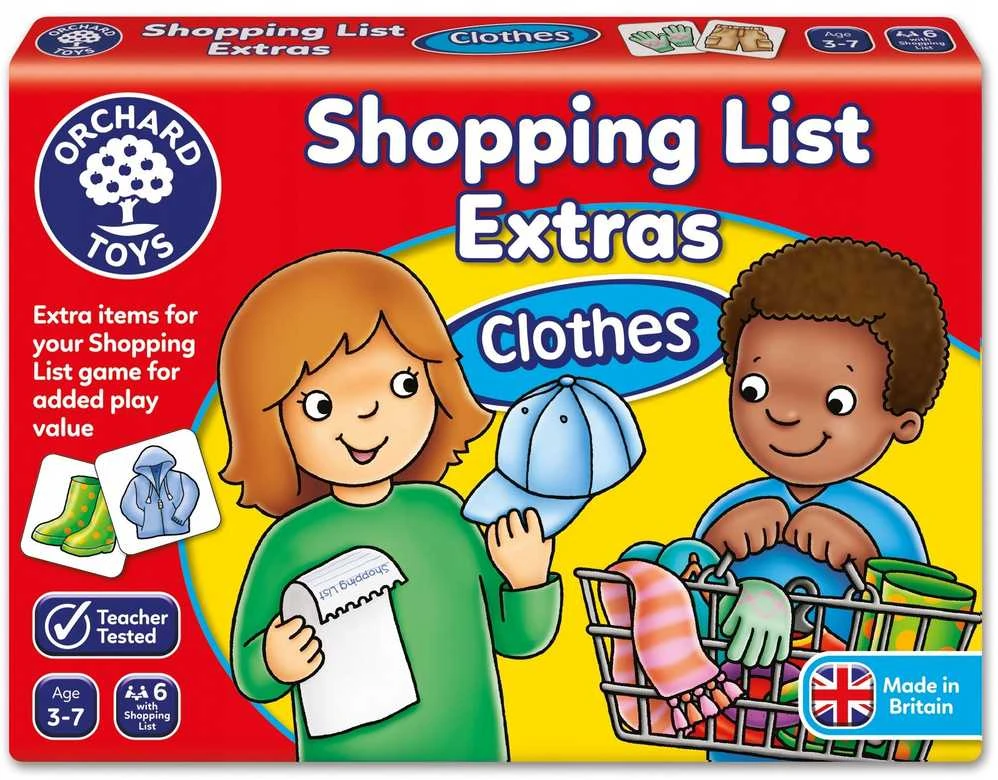 Oxford University Press ORCHARD Shopping List Extras Pack Clothes