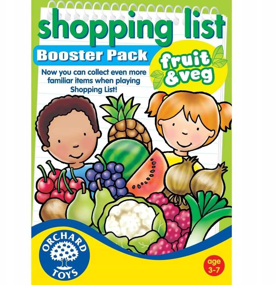 „Orchard Toys“ – pirkinių sąrašo priedai: vaisiai ir daržovės – (600090)