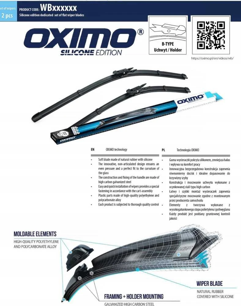 Oximo Valytuvai, skirti BMW E60 E61 E63 E64