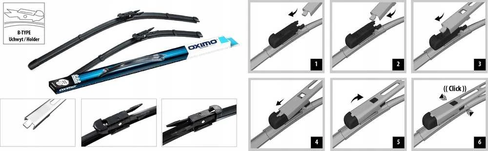 Oximo Valytuvai, skirti BMW E60 E61 E63 E64