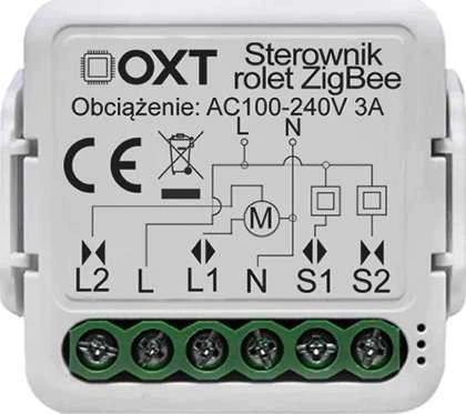 Tuya – įmontuotas roletų valdiklis ZigBee – Android/iOS programa – OXT T267