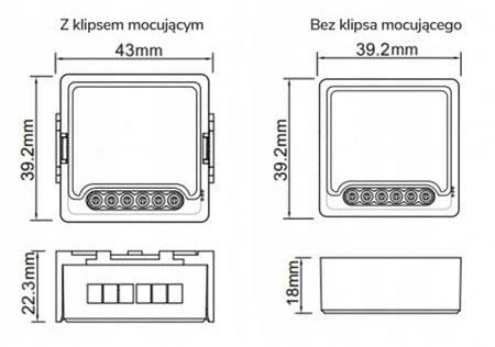 OXT mini be įtampos relės modulis AC 230V DC 5V 12-48V WiFi TUYA