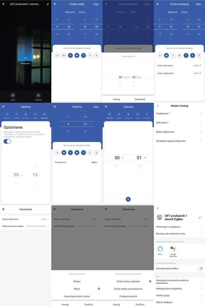 Tuya – vieno kanalo mini be įtampos relė – ZigBee – Android/iOS programa – OXT T250