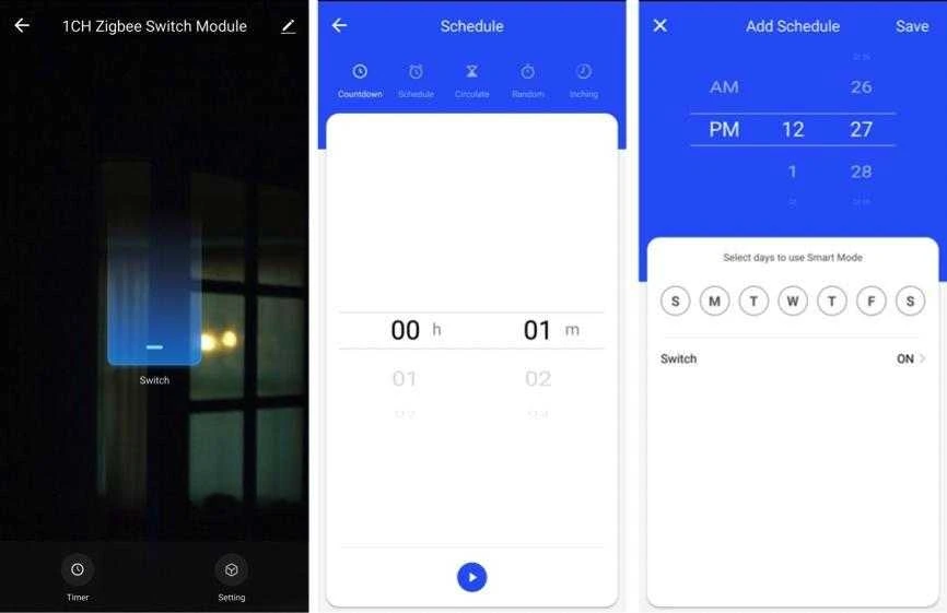 Tuya – vieno kanalo mini WiFi relė – Android/iOS programa – OXT T221