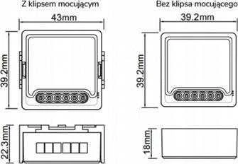 Tuya – vieno kanalo mini WiFi relė – Android/iOS programa – OXT T221