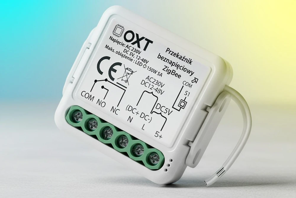 Modulis OXT Mini Przekaźnik beznapięciowy AC 230V DC 5V 12-48V ZigBee TUYA T250DC