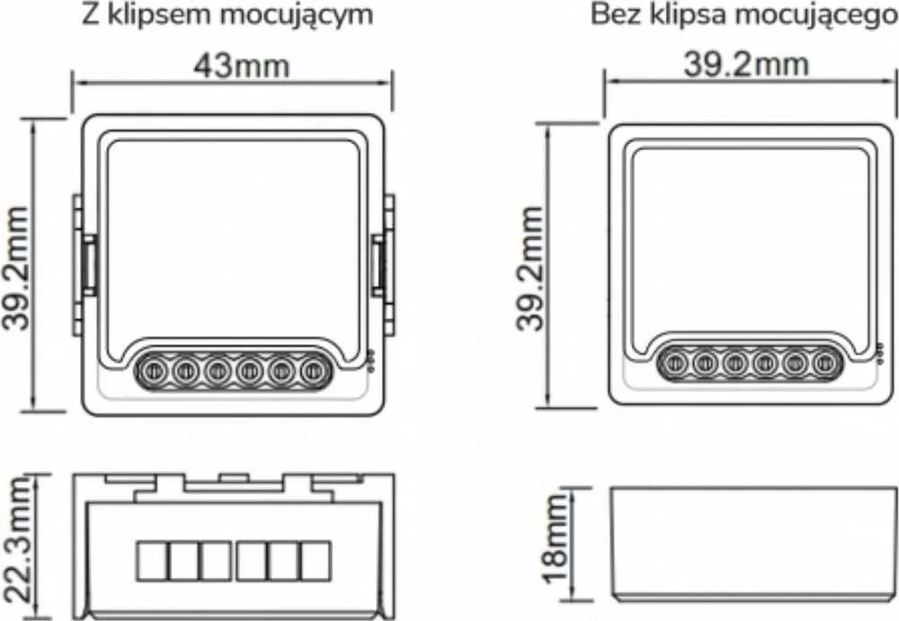 Tuya – vieno kanalo mini ZigBee apšvietimo valdiklis – Android/iOS programa – OXT SWTZ24