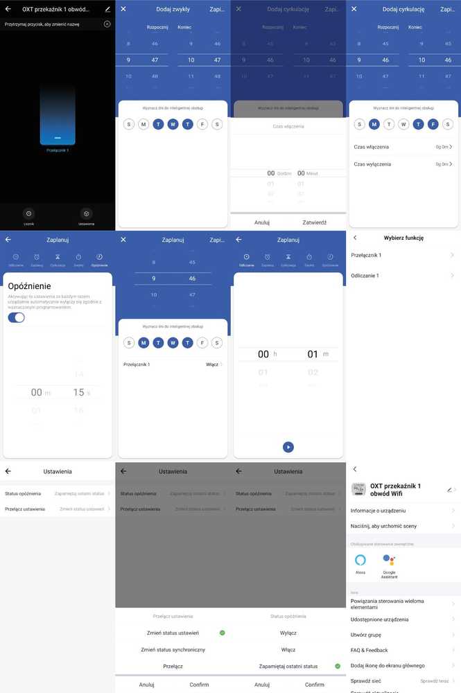 Tuya – vieno kanalo mini be įtampos relė – WiFi – Android/iOS programa – OXT T210