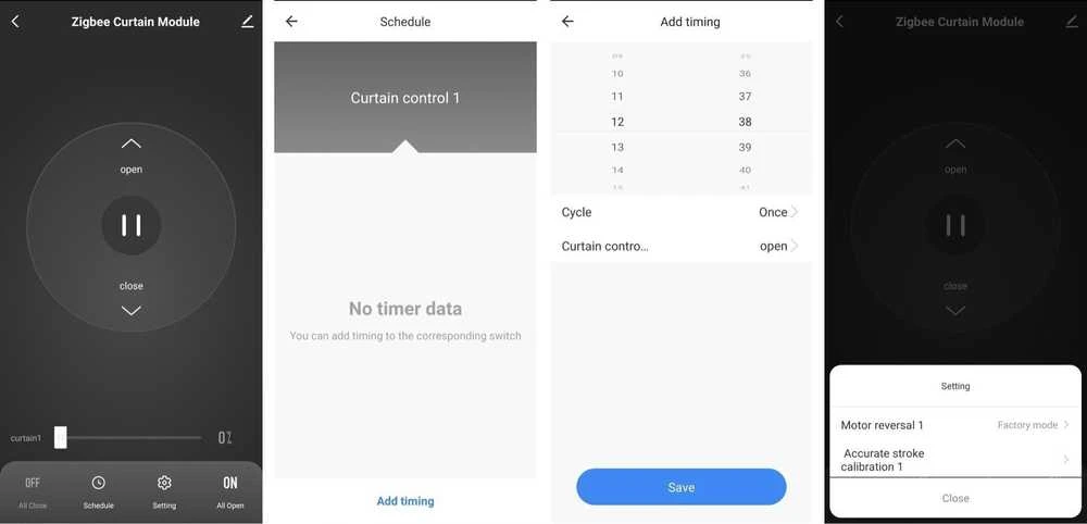Tuya – 230V WiFi roletų valdiklis – Android/iOS programa – OXT T227