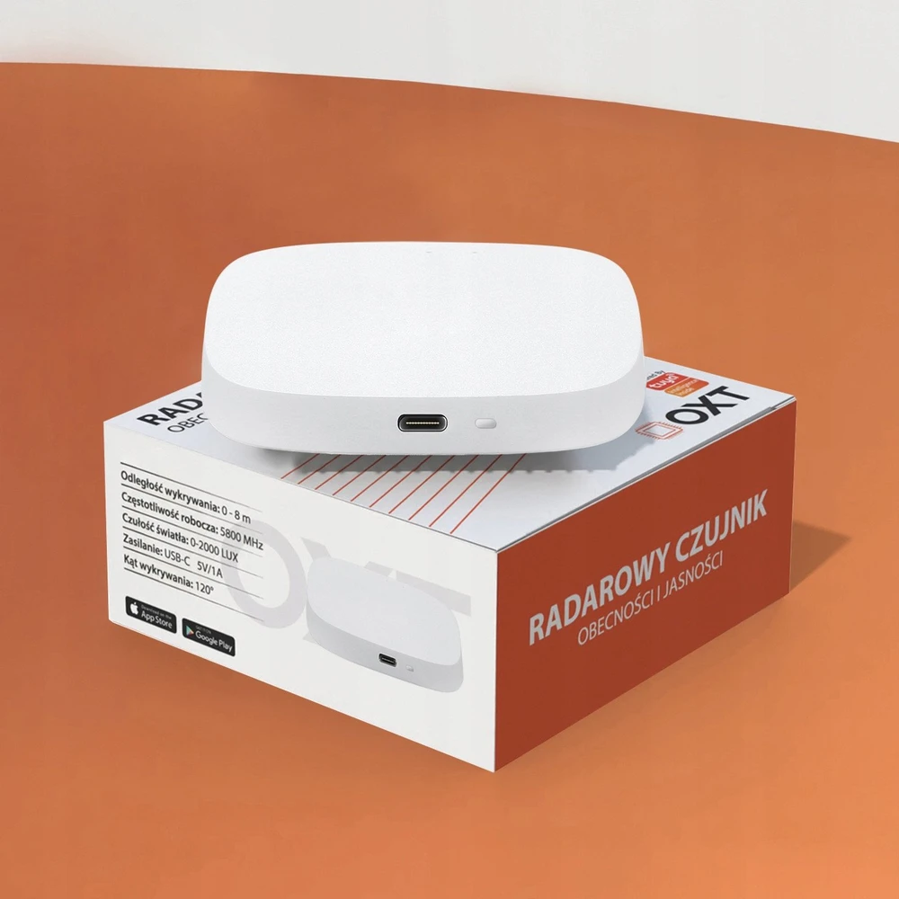 OXT USB WiFi TUYA T155 ryškumo buvimo radaro jutiklis