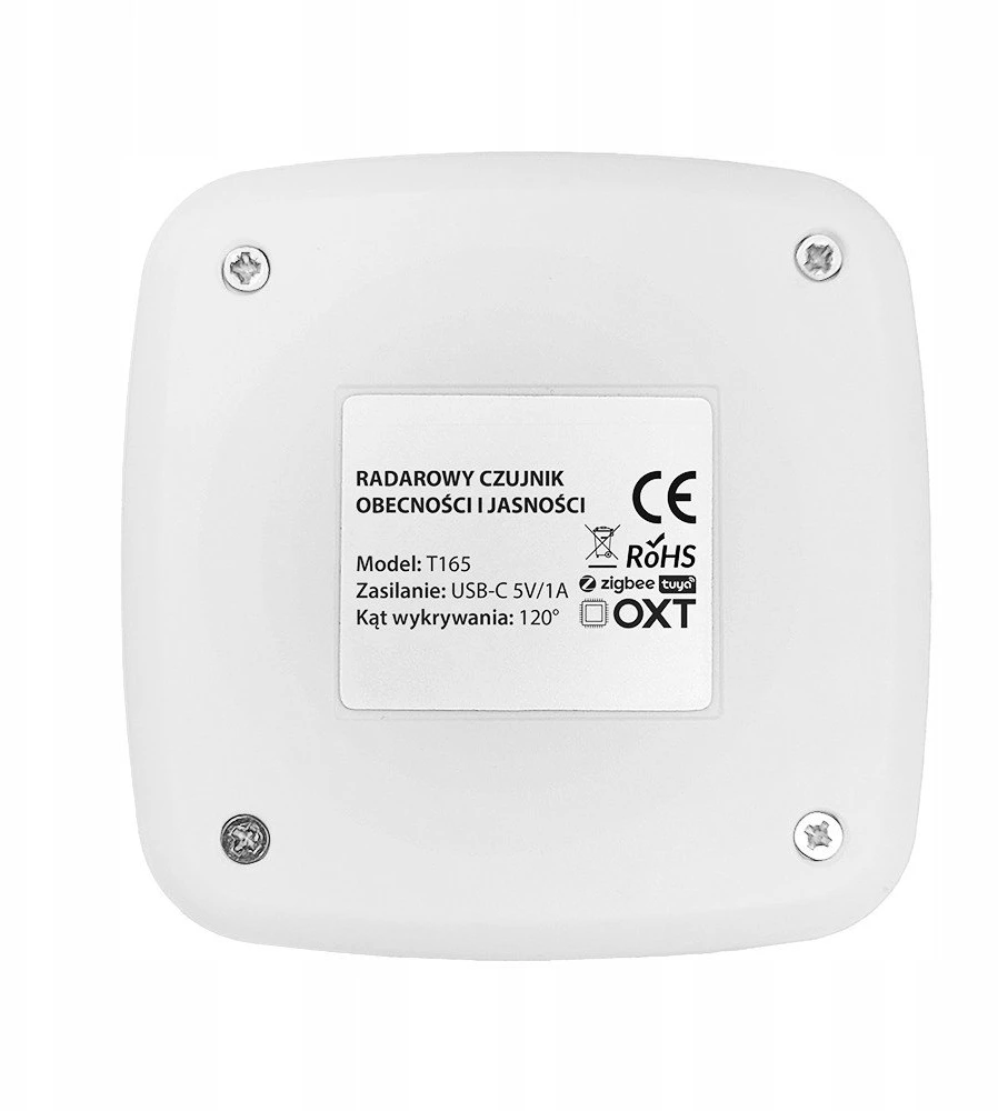 OXT USB WiFi TUYA T155 ryškumo buvimo radaro jutiklis