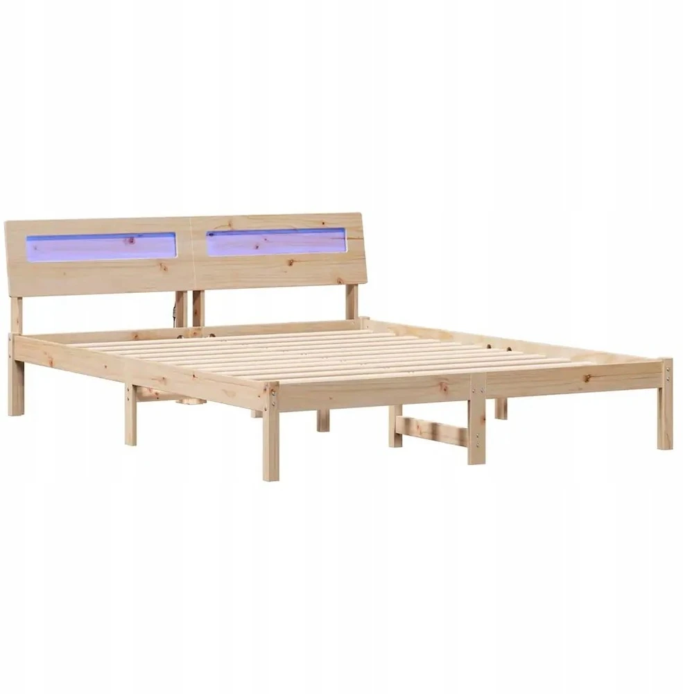 Lovos rėmas Ruda 150 x 200 cm Kietos pušies mediena