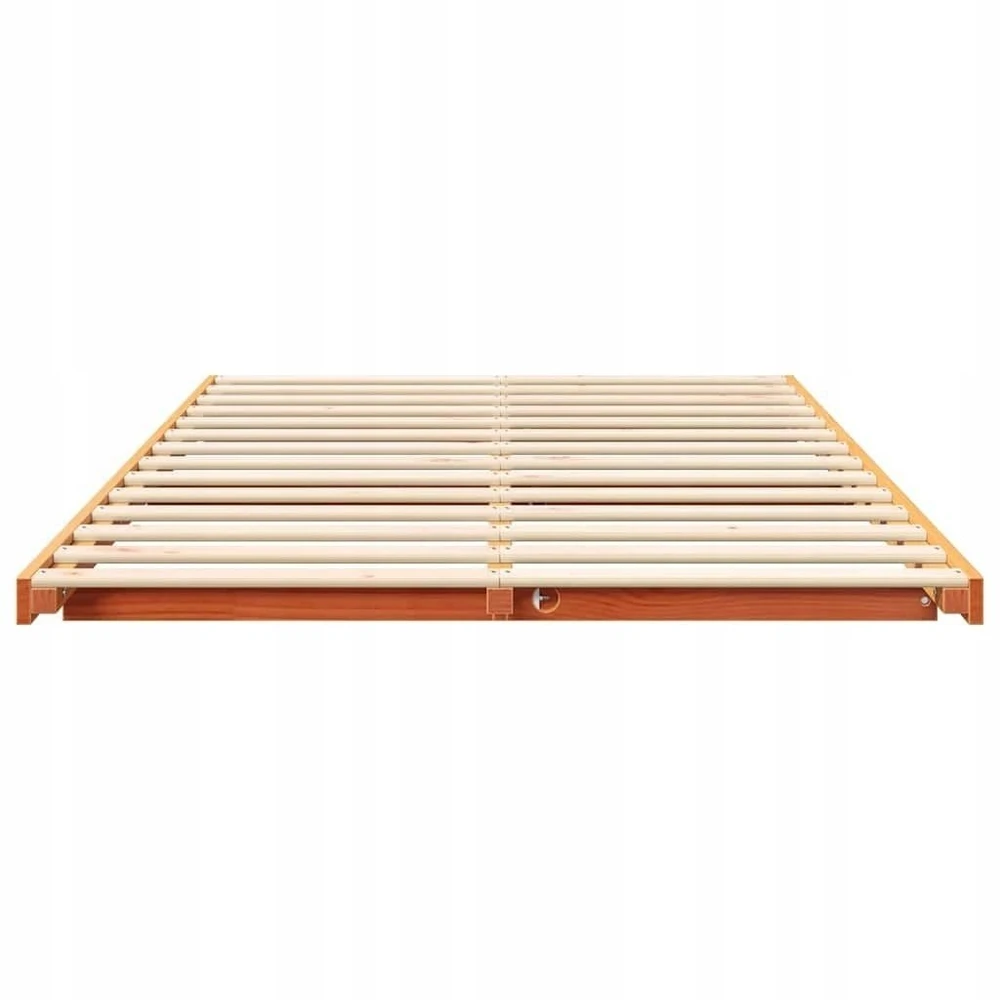 Lovos rėmas Vaško ruda 140 x 190 cm Kietos pušies mediena